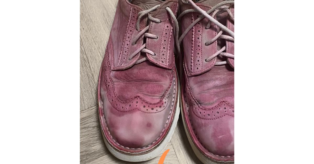 Růžový krém na boty v praxi: proměna oblíbených jarních bot Blog foto post-3